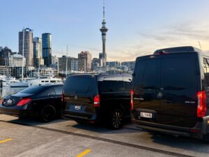 Auckland Arrive Driving Services vehicles New Years 2025-2026